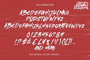 Slash Revolver – Brush Typeface, a Handwritten Font by Almarkhatype (Thumbnail 7 of 8)