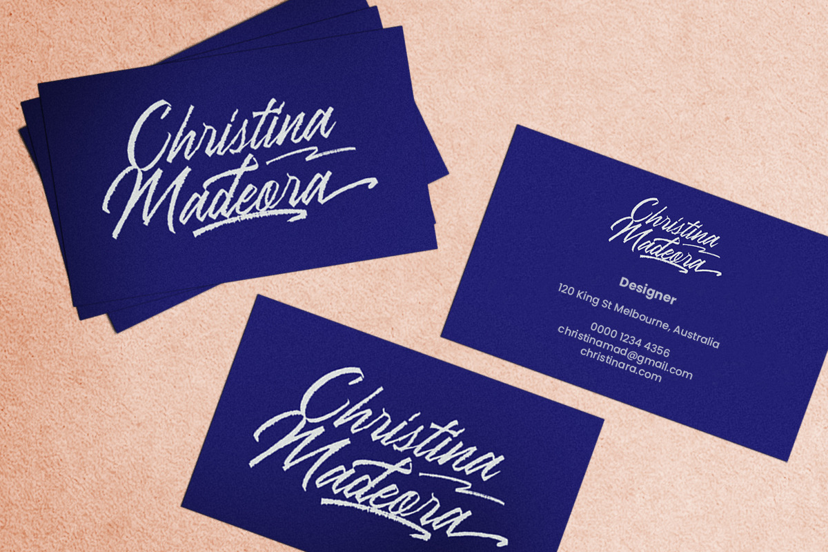 Ranshell - Dry Brush Script, a Script Font by Letterhend Studio (Photo 2 of 8)