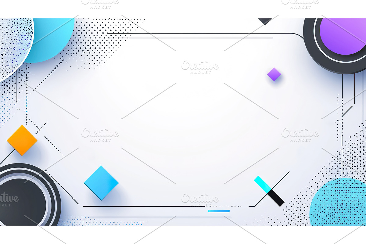 Abstract geometric background with, an Illustration by Lermont51