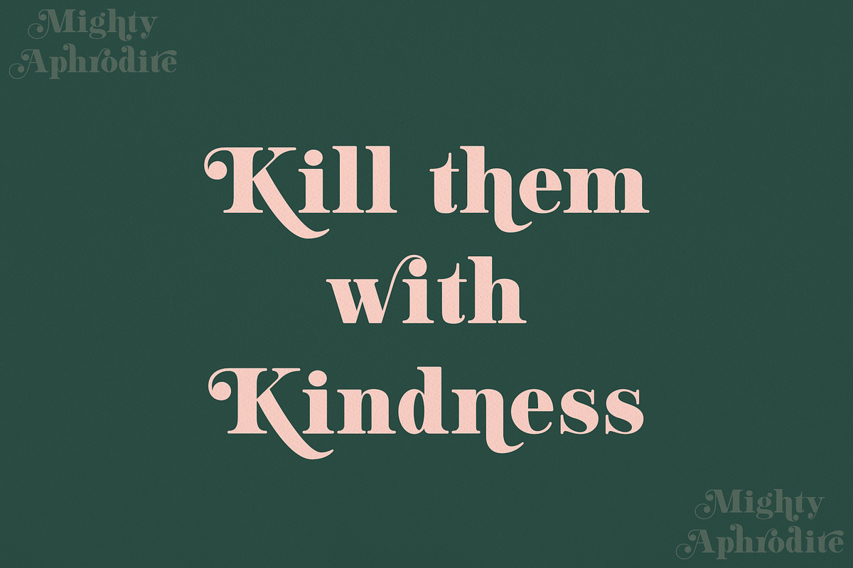 Mighty Aphrodite // A Classy Serif preview 8