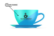 Tea Cup Mockup, a Cups & Container Mockup by Dev.Rawat21 (Thumbnail 3 of 4)