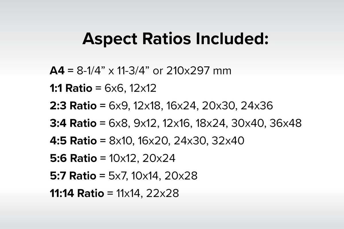 Poster Mockup Set for Many Ratios, an Advertising Mockup by MelissaBMockups (Photo 5 of 5)
