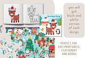 Christmas village clipart kit, an Object Graphic by Lexi Claus (Thumbnail 7 of 8)