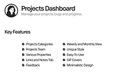 Project Dashboard Notion Template, a Templates & Theme by KristinaK3 (Thumbnail 2 of 2)