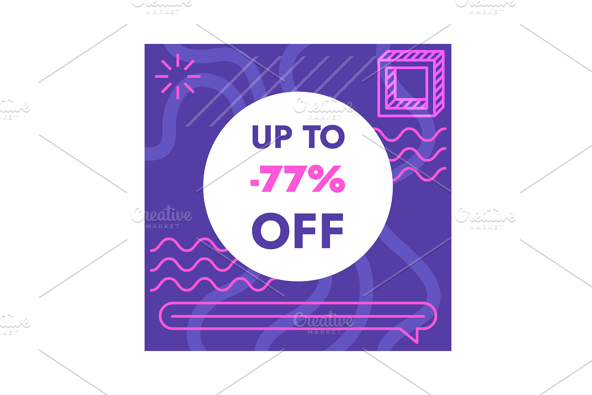 Trendy Abstract Geometric Vector, an Illustration by the8monkey