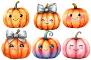 Kawaii  Pumpkin Sublimation, an Illustration by Designworld (Thumbnail 2 of 6)