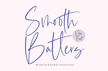 Smooth Batters - Handwritten Font