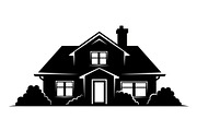 House Home Silhouette Vector Bundle, an Illustration by Amazin_art (Thumbnail 30 of 51)