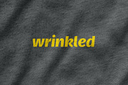 Wrinkled Logo Mockup Collection, an Apparel Mockup by Fields (Thumbnail 2 of 19)