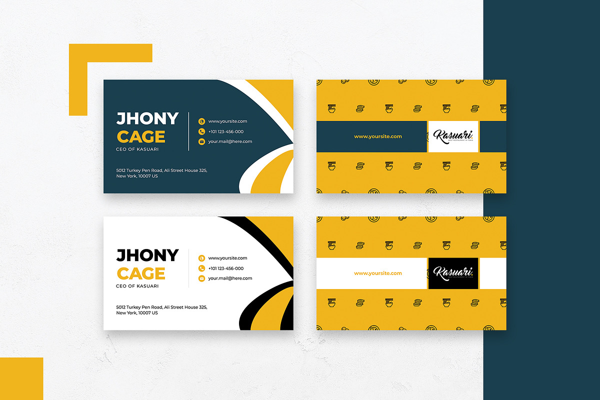 Business Card - Kasuari 2, a Business Card Template by Themes Awesome (Photo 2 of 4)