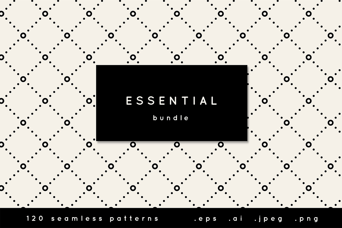 Essential Bundle. Seamless Patterns, a Pattern Graphic by Curly_Pat (Photo 1 of 13)