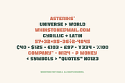 Whinstone - Bold & Cyrillic Typeface, a Sans Serif Font by alpercakici (Thumbnail 12 of 12)
