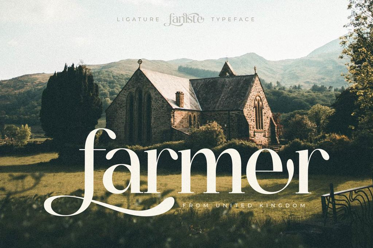 Fanlste Ligature Typeface Font, a Serif Font by Storytype Studio (Photo 8 of 13)