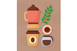 Coffee Methods Icons Set