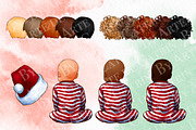 Christmas Family Look Clipart, an Illustration by ArtedeCatrin (Thumbnail 6 of 7)