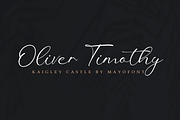 Keighley Castle - Modern Calligraphy, a Script Font by Mayofont (Thumbnail 6 of 10)