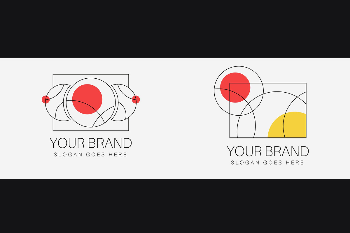 Modern Geometric Logo Set, a Templates & Theme by studiogstock (Photo 4 of 6)