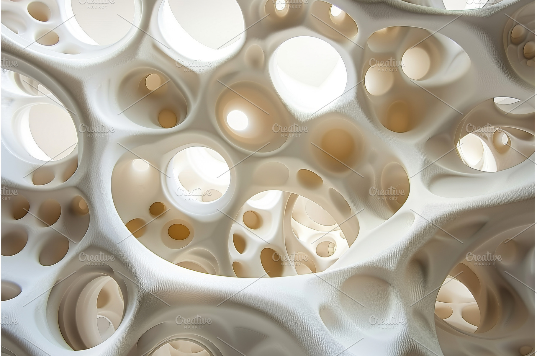 Surreal Porous Canopy in Organic, an Abstract Photo by LaVika