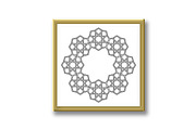 Decorative geometric ornament, a Decorative Illustration by RODINA (Thumbnail 2 of 3)