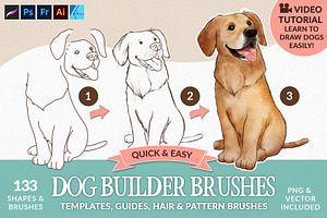 Dog Builder Brushes For Procreate