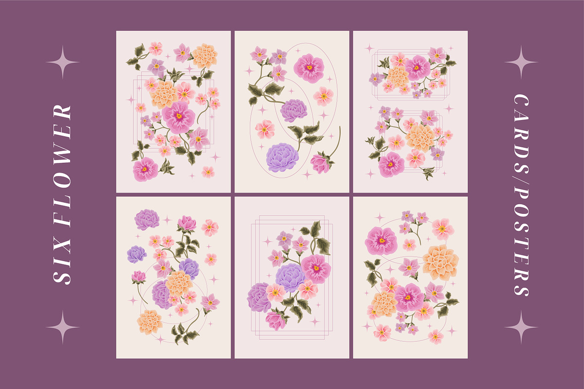 DREAMY VIOLET - Flower Collection, an Object Graphic by Artflorara (Photo 9 of 12)