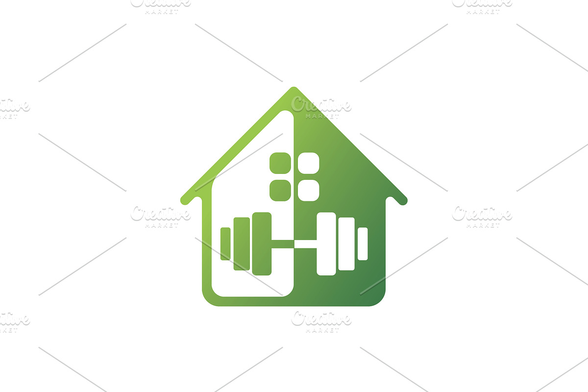 Gym House Simple Logo For Business, a Branding & Logo Template by Logo Loom (Photo 2 of 4)