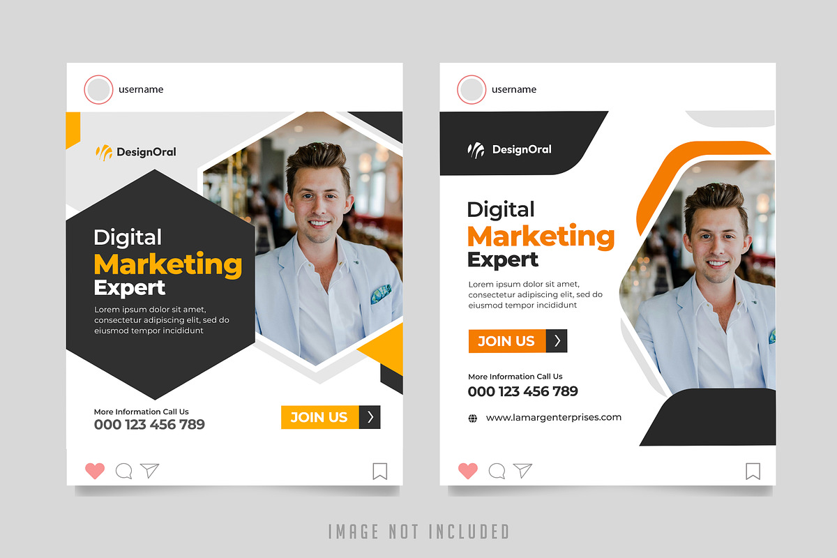 digital marketing social media post, a Social Media Template by graphicbundle (Photo 3 of 3)