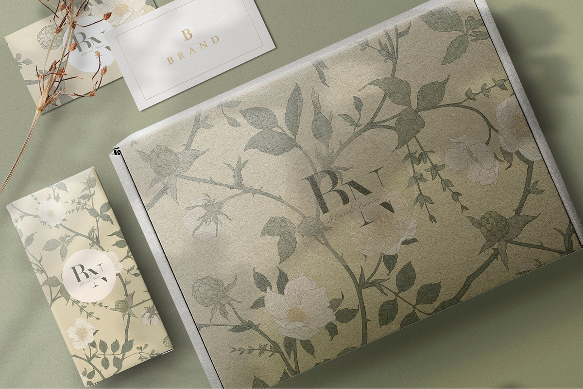 Bramble Bloom Seamless Pattern, a Pattern Graphic by MouseGrey (Photo 14 of 17)
