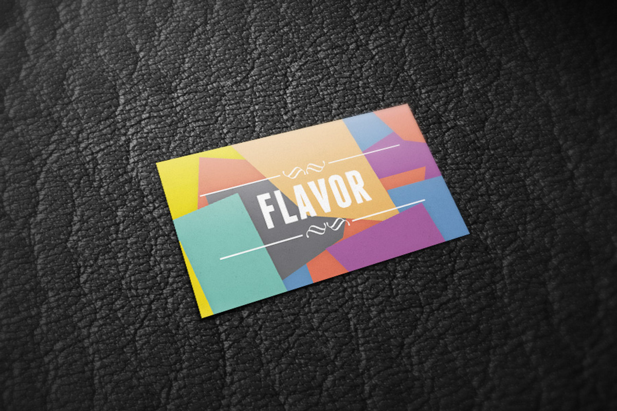 Flavor Business Card, a Business Card Template by Rafael Oliveira (Photo 2 of 4)