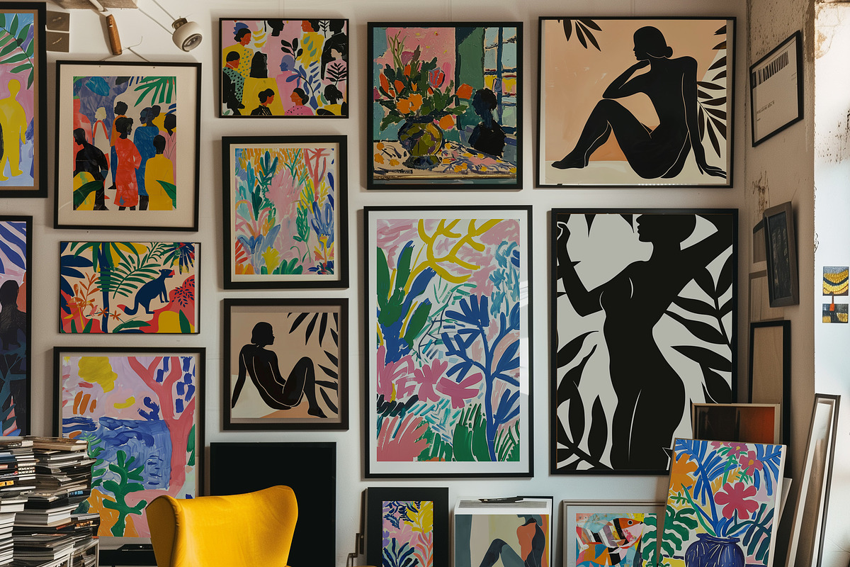 Poster gallery. Matisse 91, a Decorative Illustration by Chikovnaya (Photo 5 of 16)