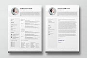 Professional resume bundle v1, a Resume Template by GraphicsEgg (Thumbnail 5 of 6)