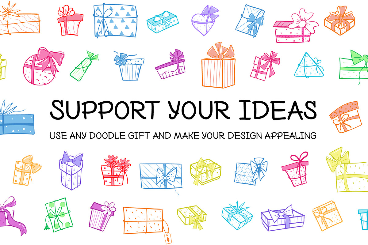 Doodle Gifts, a Background Graphic by Brickclay (Photo 4 of 5)