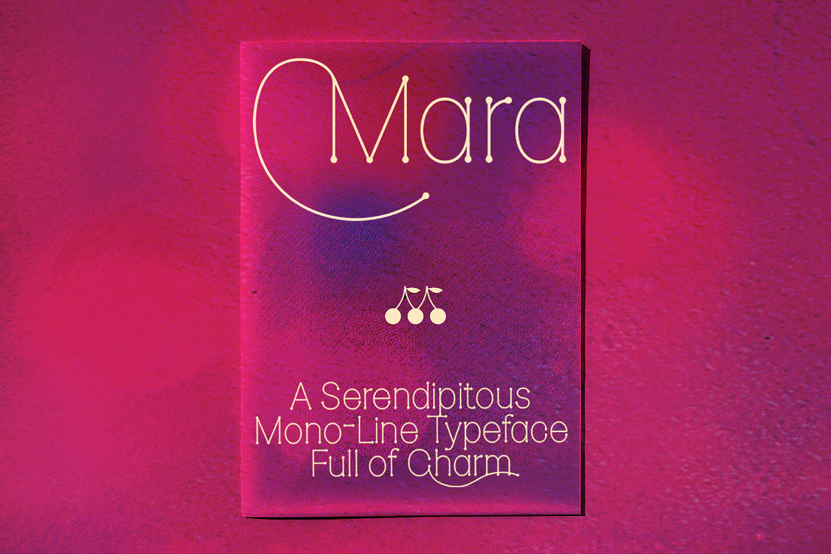 Mara - A Charming monoline font, a Font by Press & Pen (Photo 1 of 12)