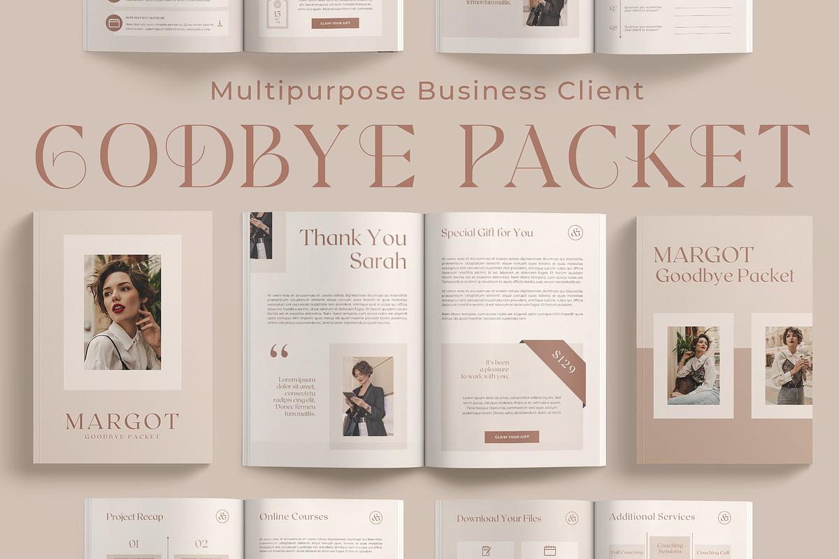Client Goodbye Packet Template, a Templates & Theme by Eesome Design Studio (Photo 1 of 8)