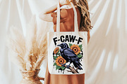 Crow Raven PNG, F-CAW-F Funny Hallow, an Illustration by Daily.Designs (Thumbnail 4 of 5)
