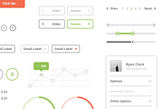 Flat Stroke UI Kit, an UI Kit Template by Ryan vs. Clark (Thumbnail 4 of 4)