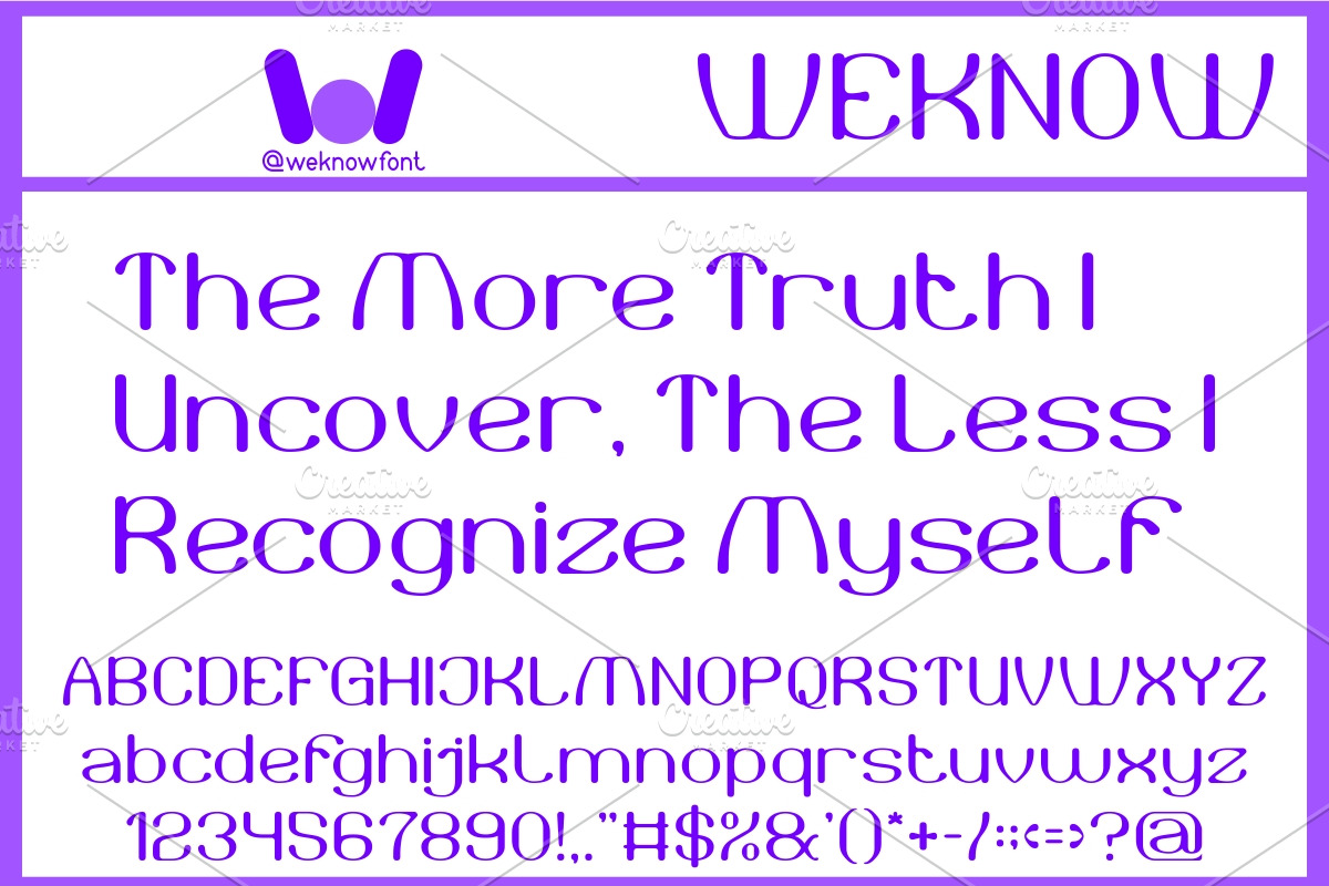 Authentic Style font, a Sans Serif Font by weknow (Photo 5 of 8)