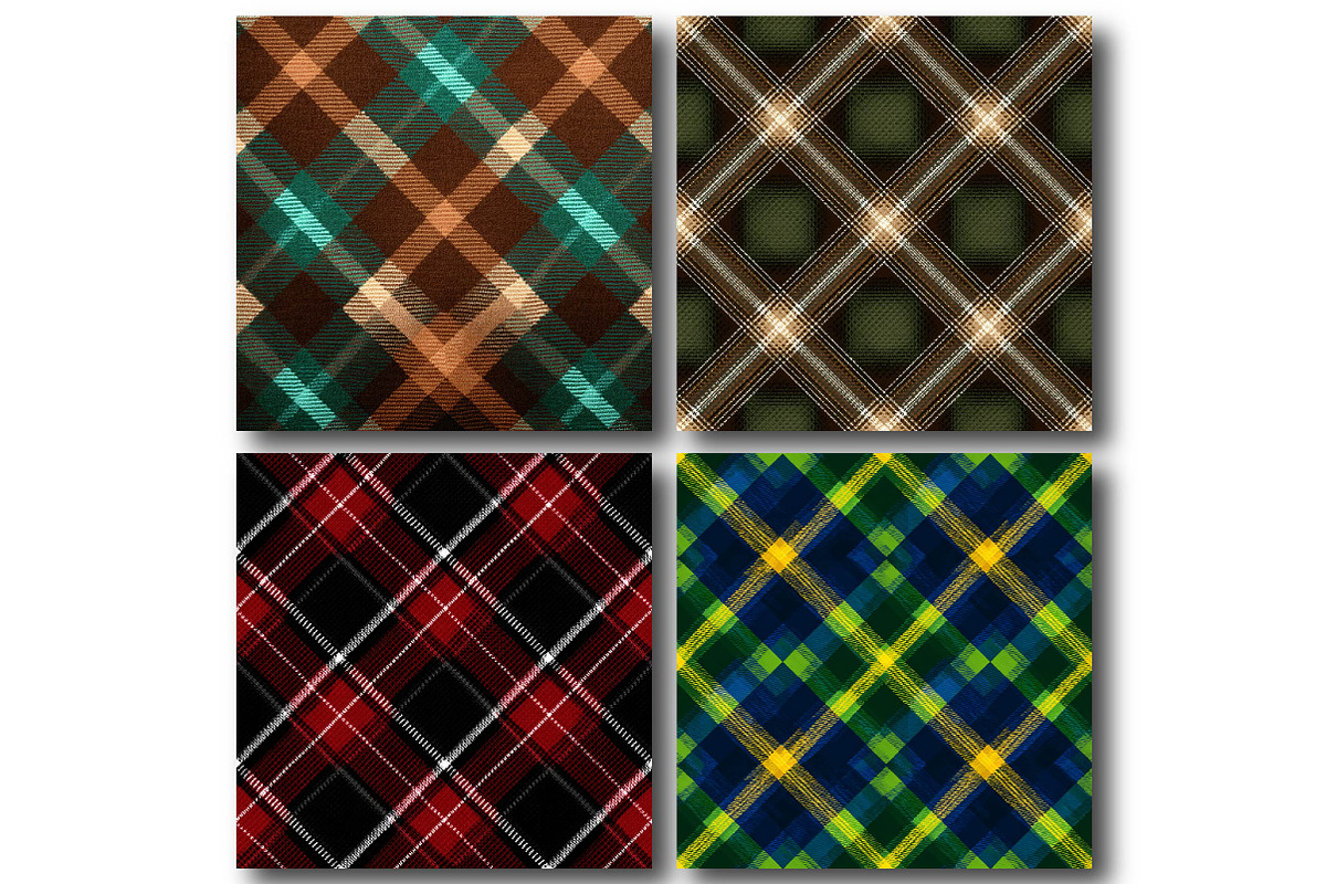 Classic Tartan Pattern in Vector, an Illustration by DreamPrint404 (Photo 3 of 4)