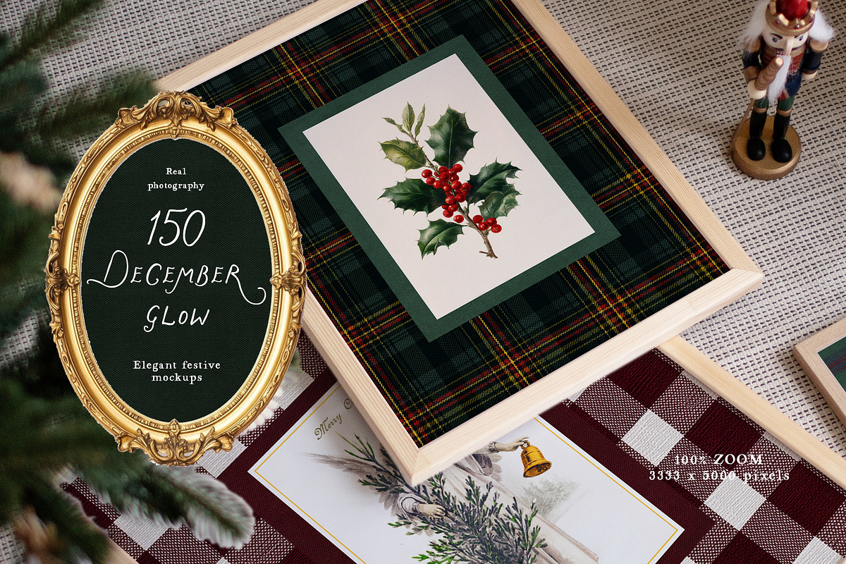 December Glow 150 Christmas Mockups, a Household Mockup by The Bambi Collective (Photo 9 of 17)