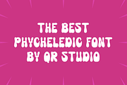 Gernus Doripos - Psychedelic Font, a Handwritten Font by QR Design Studio (Thumbnail 4 of 6)