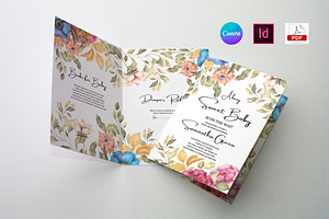 Baby Shower Invitation Template, an Invitation Template by Mazharul Islam
