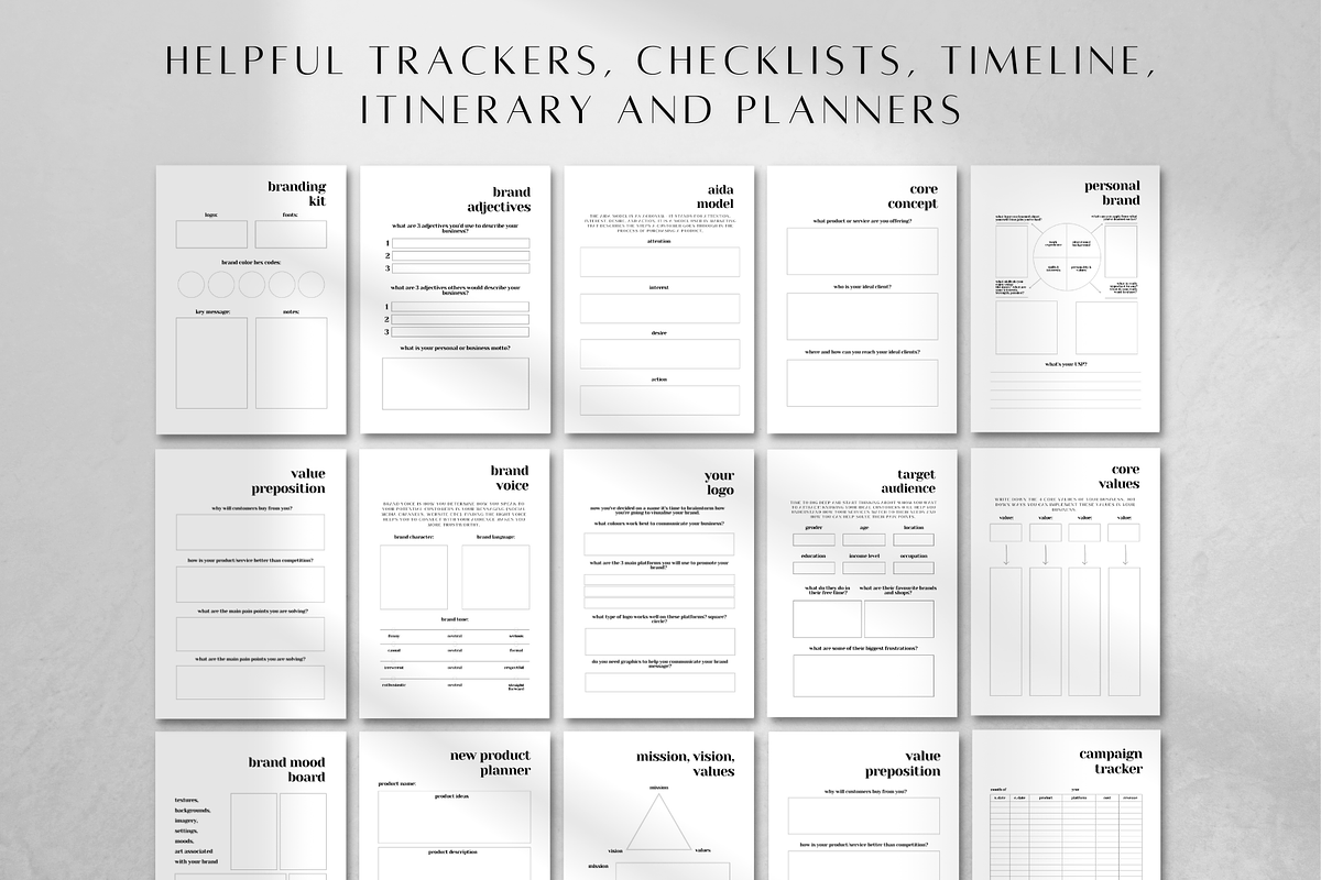 Digital Canva Brand Workbook, a Stationery Template by BRANDcontent (Photo 2 of 6)