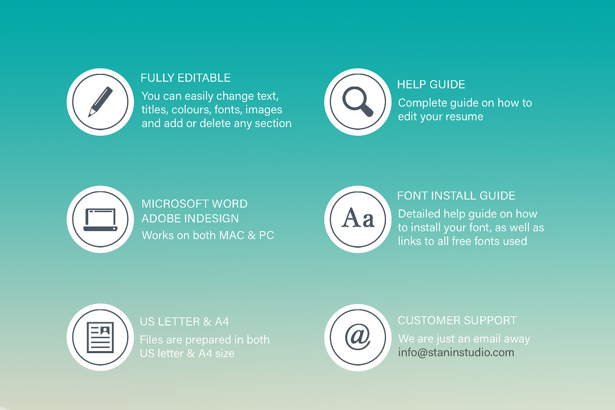Actor, Actress Resume, a Resume Template by Stanin Studio (Photo 10 of 10)
