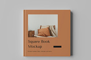 Square Book Mockup, a Books & Magazine Mockup by Tokobeta (Thumbnail 2 of 13)
