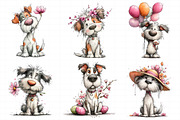Whimsical Spring Dogs Clipart, an Illustration by Daily.Designs (Thumbnail 4 of 7)