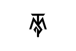 Initials Monogram logo TM, a Branding & Logo Template by boriman05