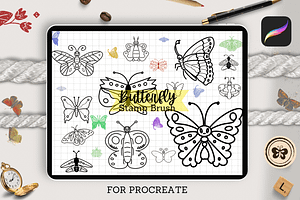 Procreate Brushes & Stamps BUNDLE