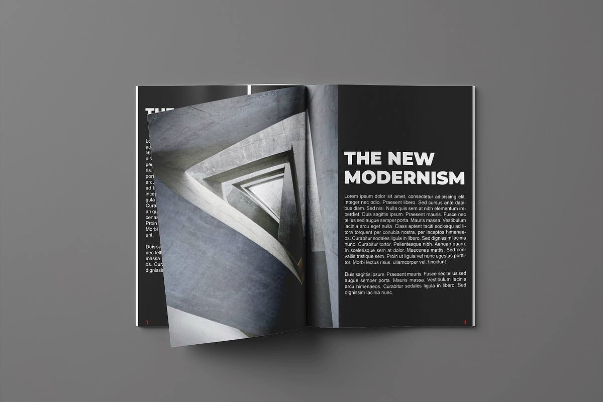 ARCH Magazine / Ebook Template Canva, a Magazine Template by Ompie Agrino (Photo 3 of 9)