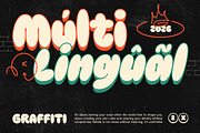 Flukin - Bubble Balloon Graffiti, a Sans Serif Font by Typia Nesia (Thumbnail 3 of 13)