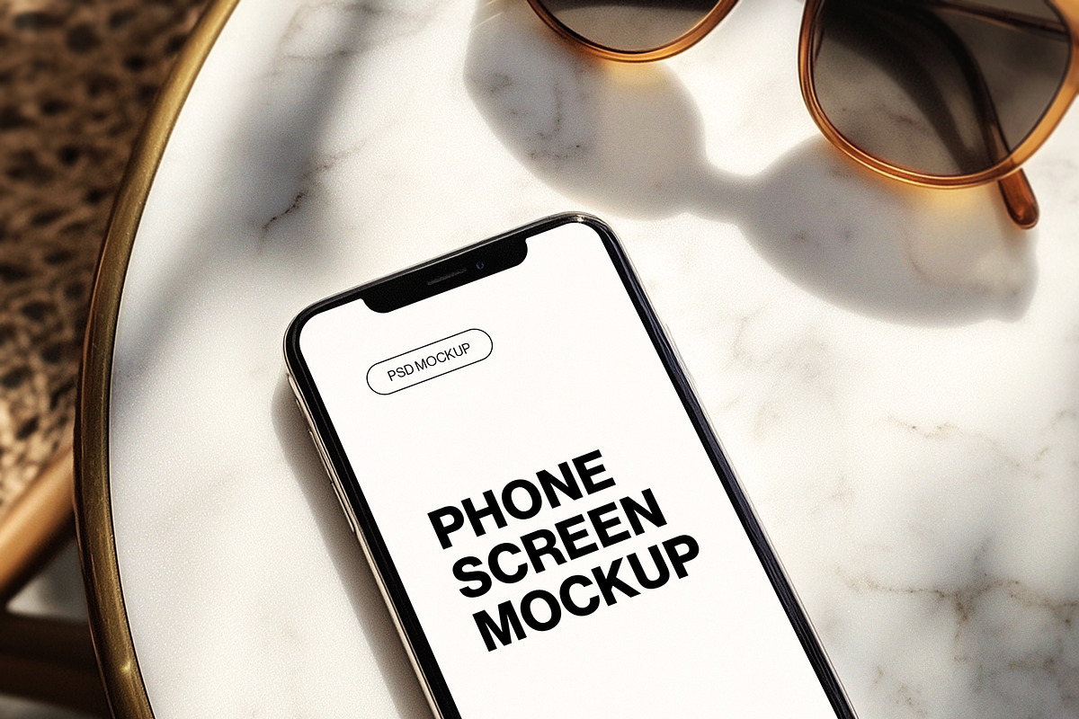 Phone Screen Mockup, an iPhone Mockup by Lemockup (Photo 2 of 4)